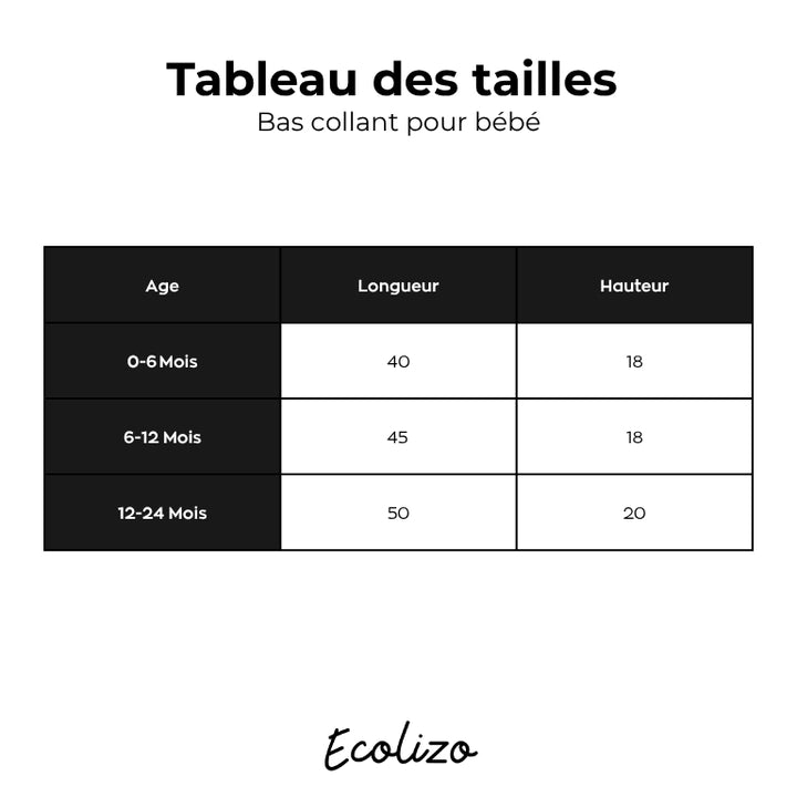 Bas collants pour bébé