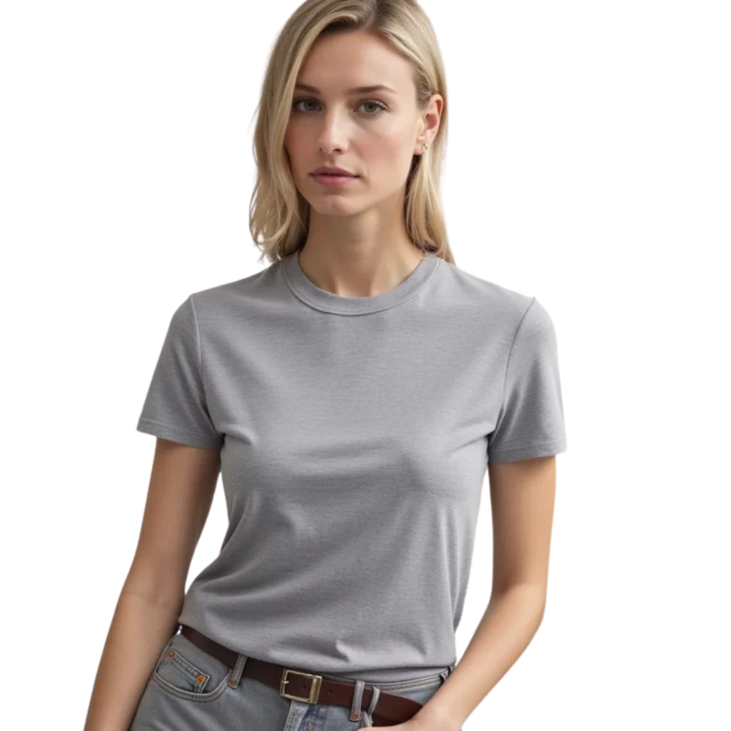 Light Grey T-shirt - The Essential Chic and Versatile
