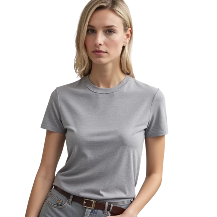Light Grey T-shirt - The Essential Chic and Versatile