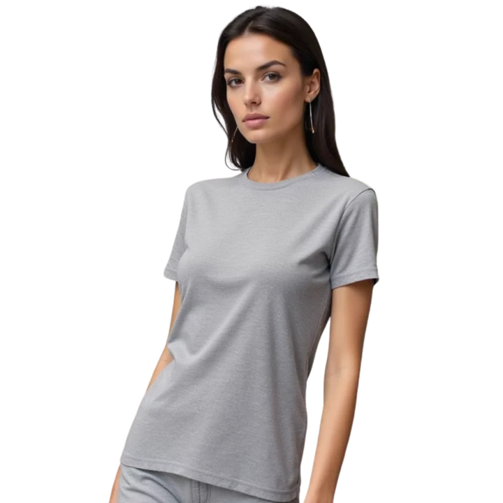 Light Grey T-shirt - The Essential Chic and Versatile