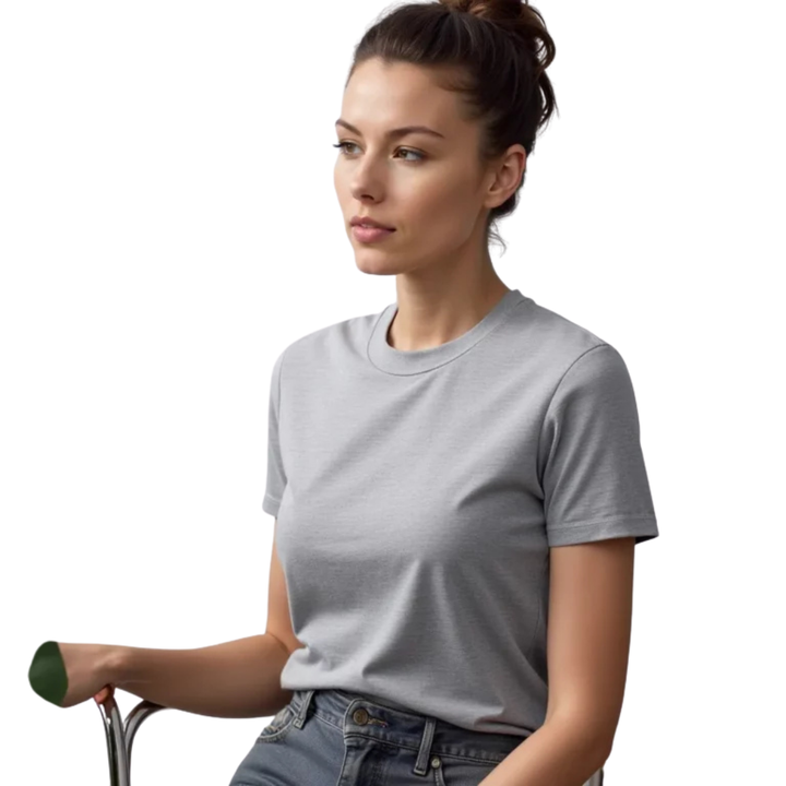 Light Grey T-shirt - The Essential Chic and Versatile