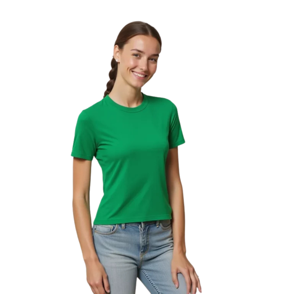 Emerald Green T-shirt - Everyday Elegance and Freshness