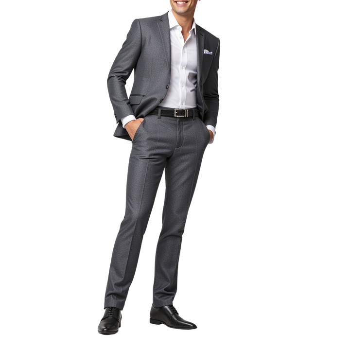 Grey Elegant Trousers
