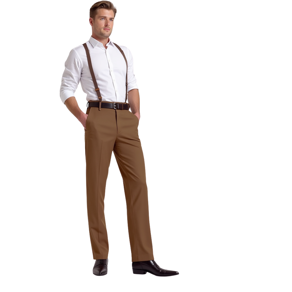 Caramel Elegant Trousers