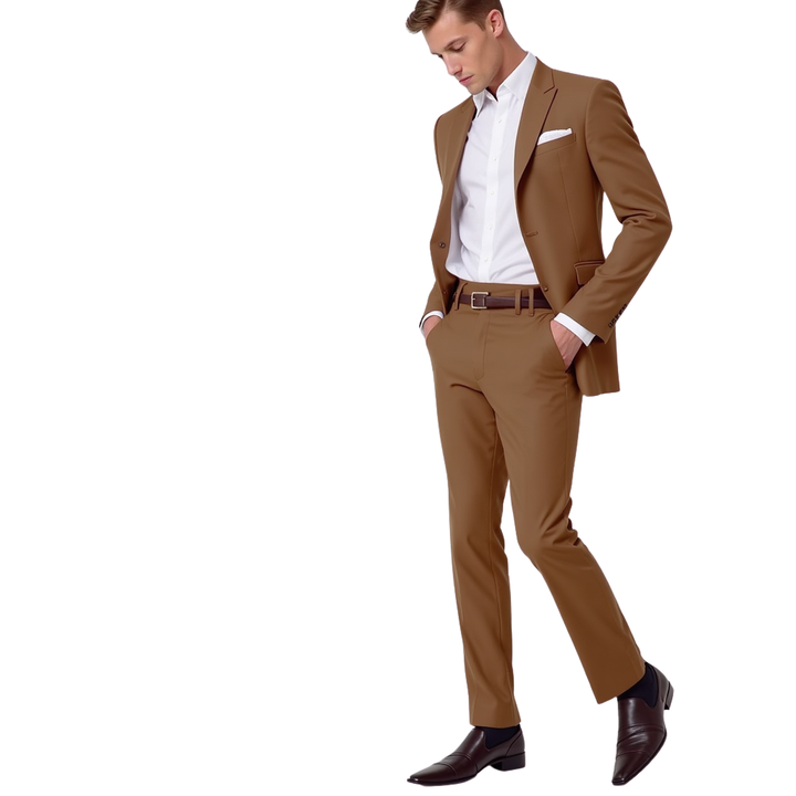Caramel Elegant Trousers