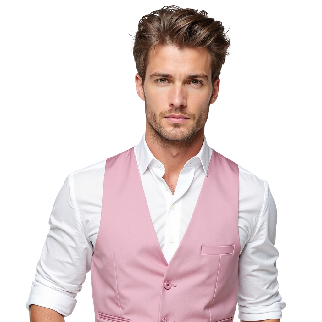 Elegant Pink Vest