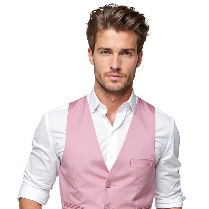 Elegant Pink Vest