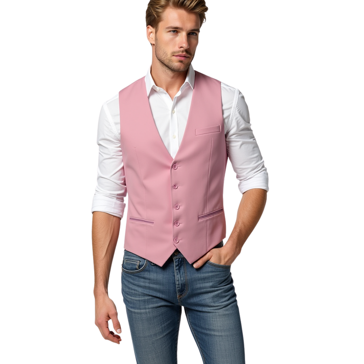 Elegant Pink Vest