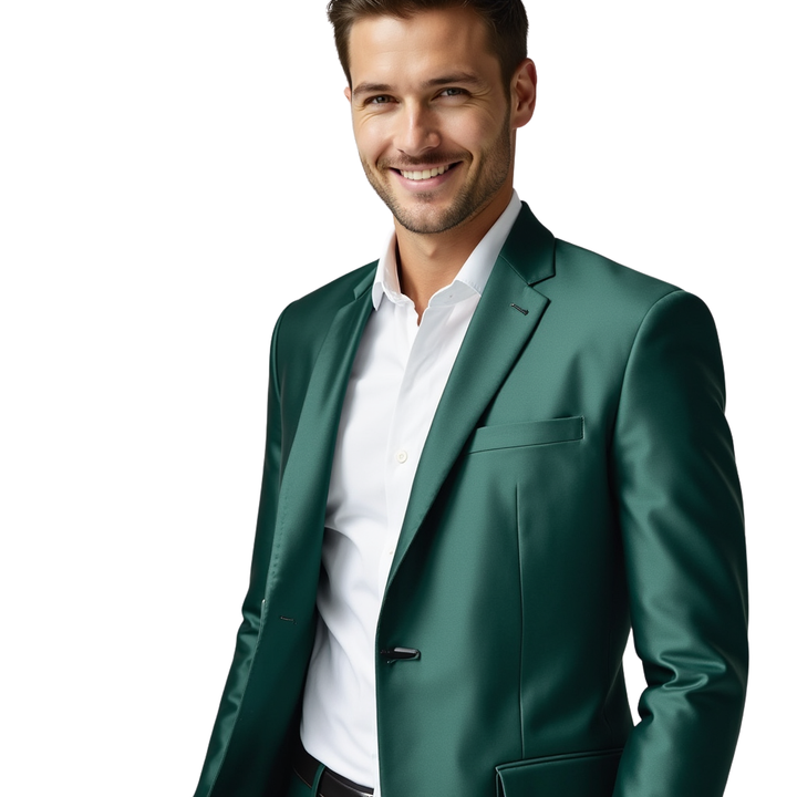 Emerald Blazer Elegance