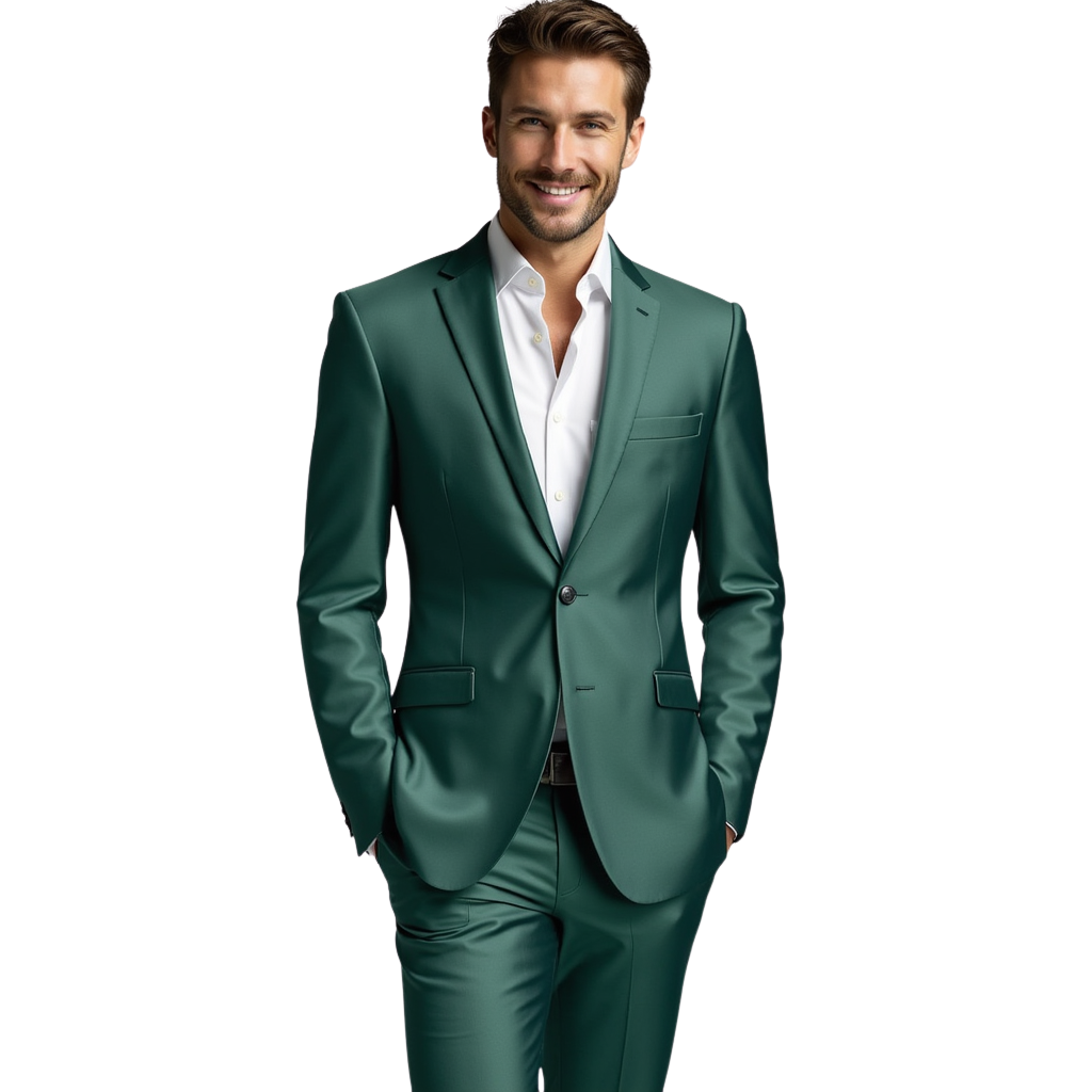 Emerald Blazer Elegance
