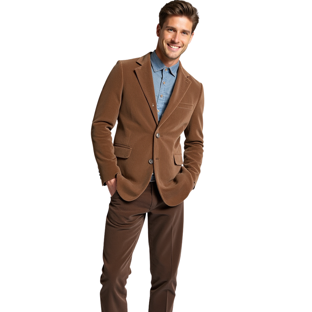 Brown Elegant Blazer