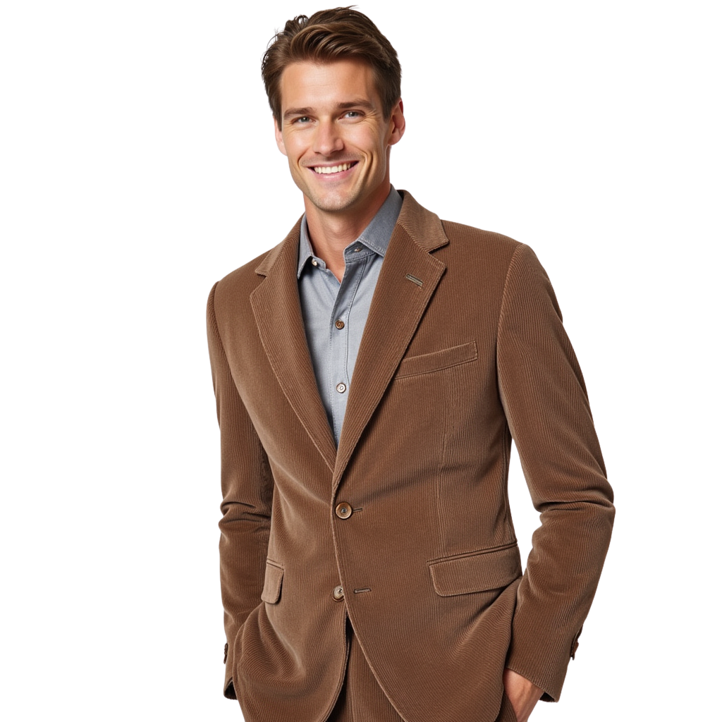 Brown Elegant Blazer