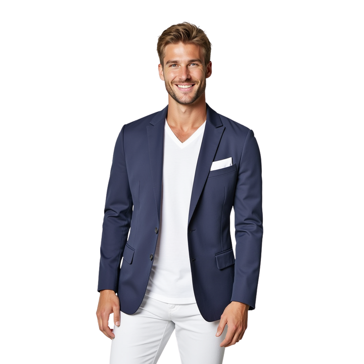 Navy Blue Elegant Blazer