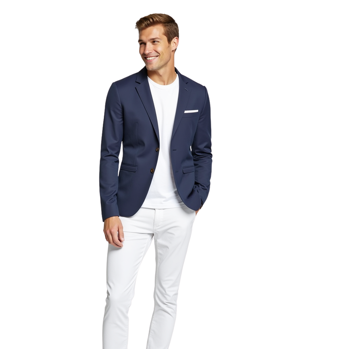 Navy Blue Elegant Blazer