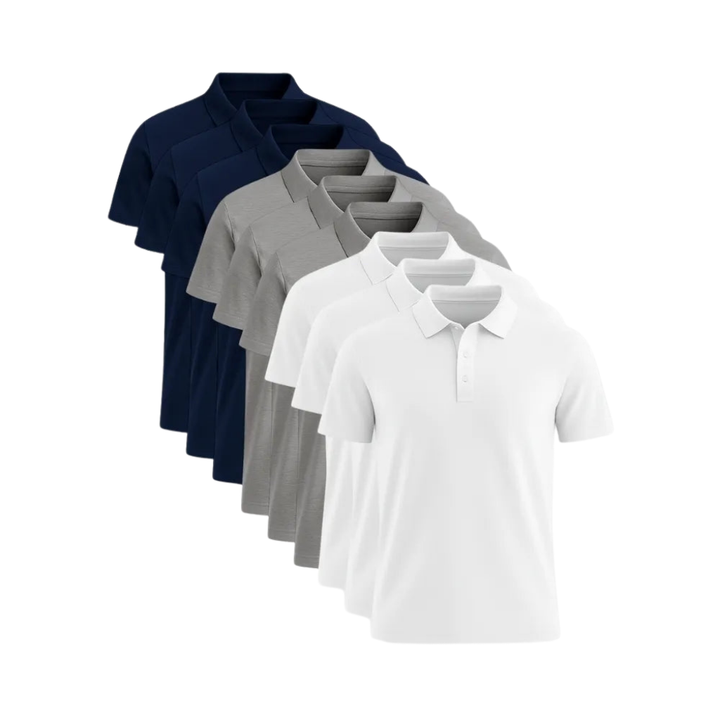 Pack of 9 Prestige Polo Shirts