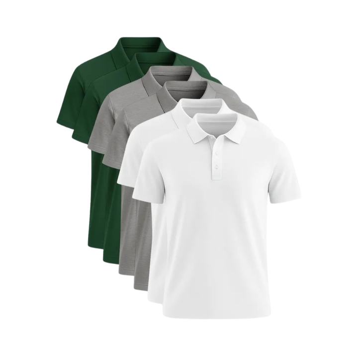 Pack of 6 Polo Shirts - Nature